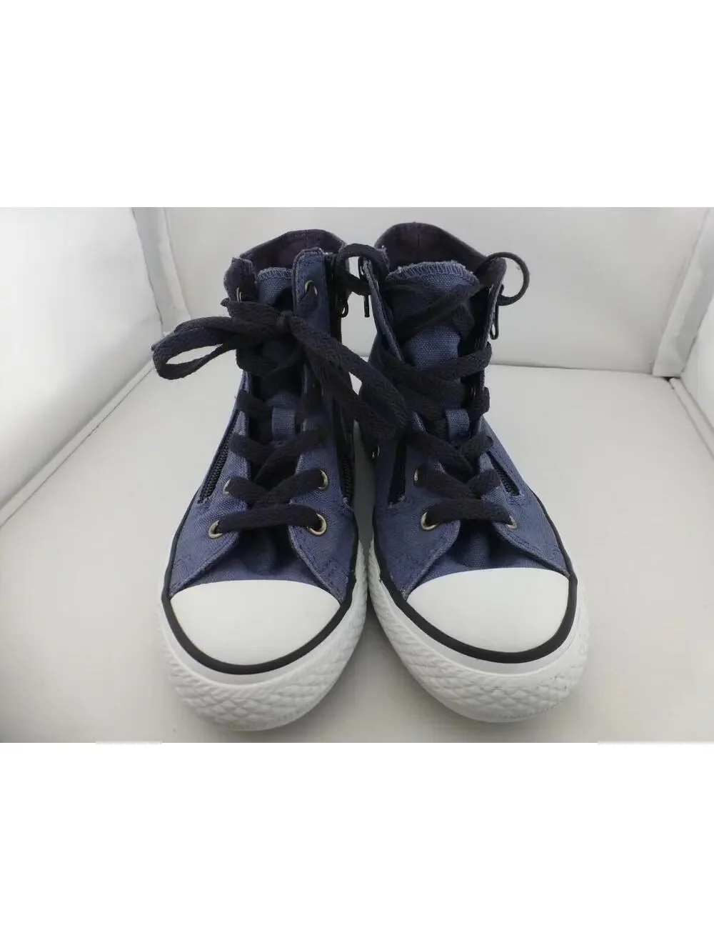 Converse All Star Chuck Taylor High Top Sneakers Blue Side Zip Women's US 1 - P1 - Picture 5 of 11